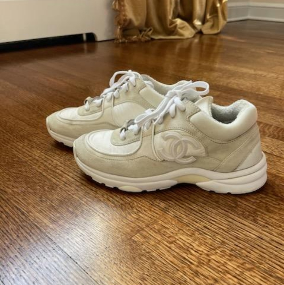 Authentic Chanel "White" Sneakers